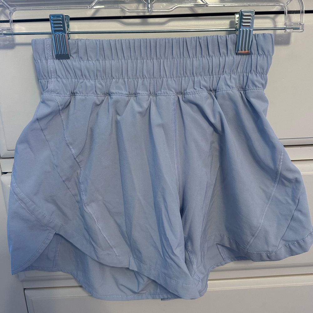 Lululemon Athletica Blue Athletic Shorts Lightweight Elastic Waist